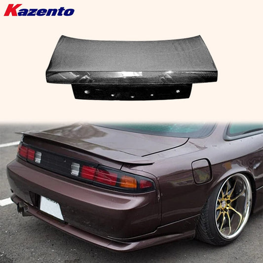 Nissan S14 Zenki S14A Kouki OEM Trunk without Brake Light Hole 1995-98 Kazento Carbon Parts