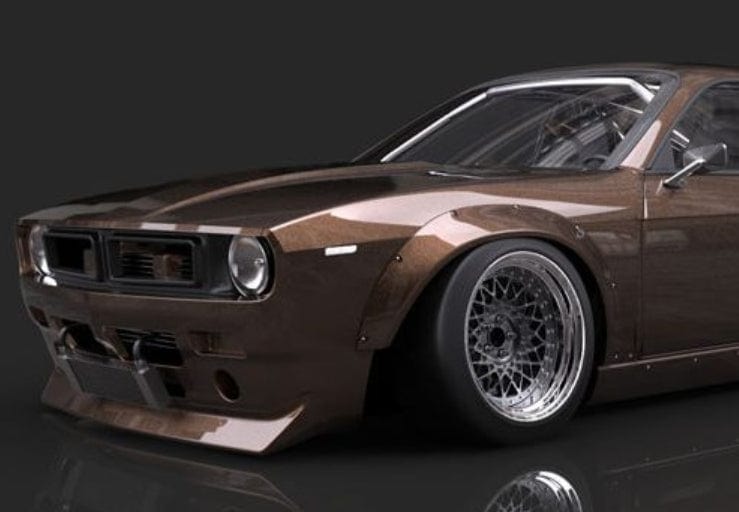 Nissan S14 Zenki S14A Kouki RB V2 "BOSS" Aero Front Lip 1995-1998 Kazento Carbon Parts