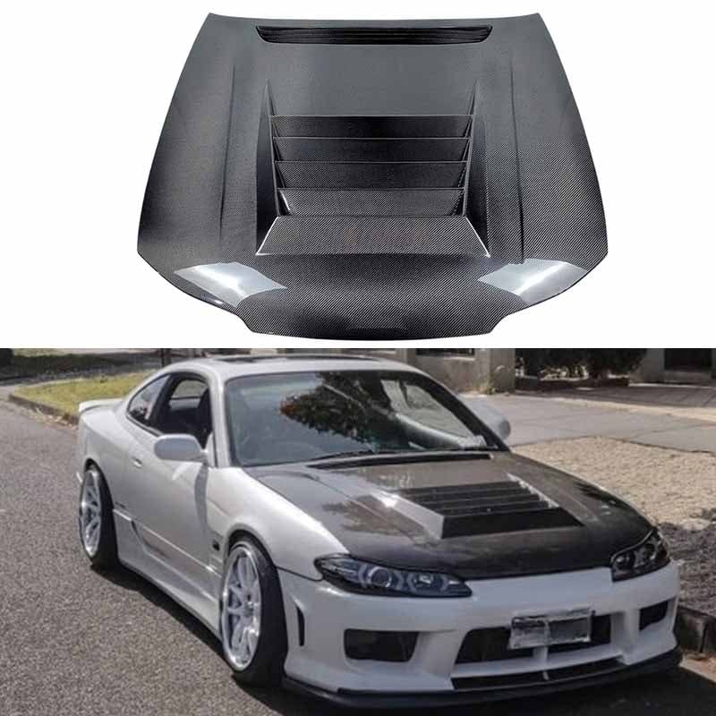 Nissan Silvia S15 DM Style Front Vented Bonnet Hood 1999-2002