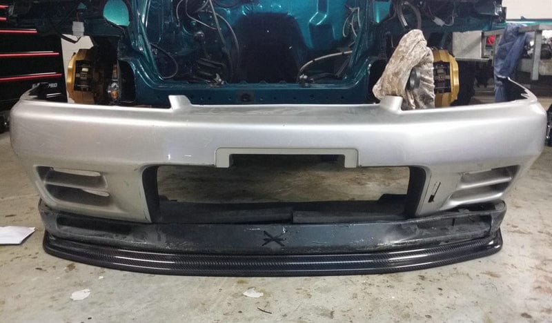 Nissan Skyline R32 GTR ABF Front Lip 1989-1994 Kazento Carbon Parts 车身侧板
