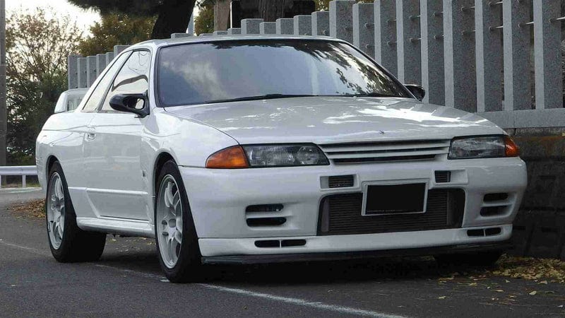 Nissan Skyline R32 GTR ABF Front Lip 1989-1994 Kazento Carbon Parts 车身侧板