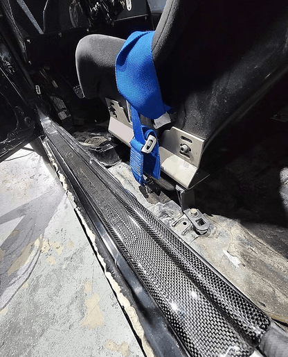 Nissan Skyline R32 GTR GTS Side Door Sill Plates 1989-1993 Kazento Carbon Parts 车身侧板 Carbon Fiber R32-DS-CF