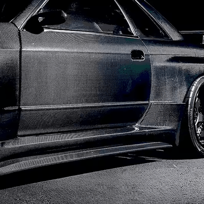 Nissan Skyline R32 GTR OE Type Side Outter Door Panel 1989-1993 Kazento Carbon Parts 车身侧板