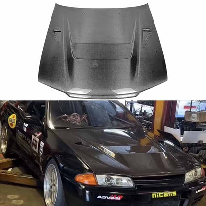 Nissan Skyline R32 GTR R1 Type Vented Hood (also fit GTS) 1989-1994
