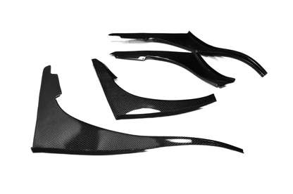 Nissan Skyline R32 GTR TBO Style Front Canards 1989-1993 Kazento Carbon Parts 车身侧板