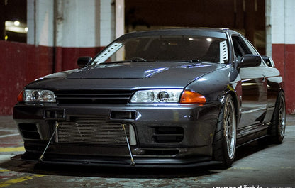 Nissan Skyline R32 NIS Style Front Bumper Vents Ducts Kazento Carbon Parts 车身侧板