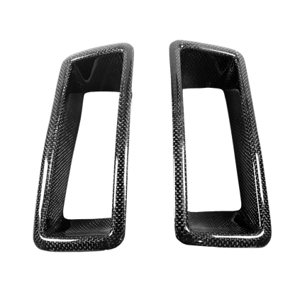 Nissan Skyline R32 NIS Style Front Bumper Vents Ducts Kazento Carbon Parts 车身侧板