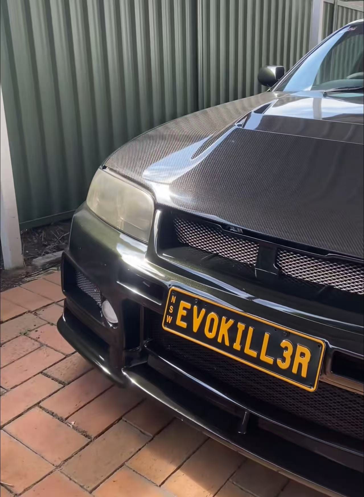 Nissan Skyline R33 GTS / GTS-T R1 Vented Hood Bonnet