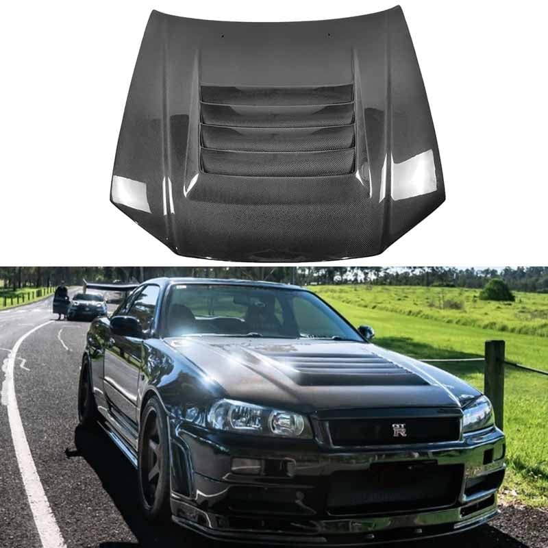 Nissan Skyline R34 GTR NIS Z TUNE Vented Hood Bonnet 1999-2002