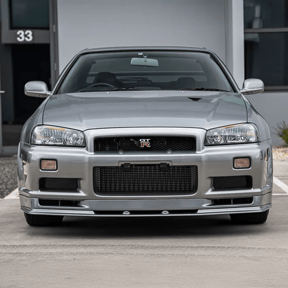 Nissan Skyline R34 GTR V-Spec II Style Front Vented Hood Bonnet Kazento Carbon Parts Bonnets/Hoods