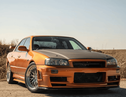 Nissan Skyline R34 GTR V-Spec II Style Front Vented Hood Bonnet