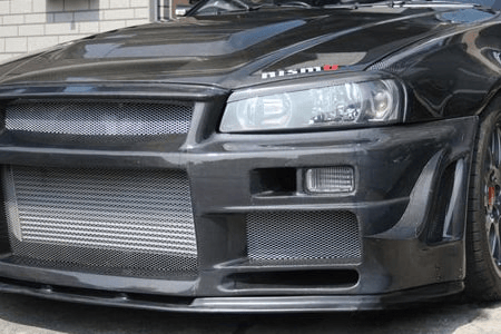 Nissan Skyline R34 GTT GTR Eye Lid 1999-2002 Kazento Carbon Parts 车身侧板
