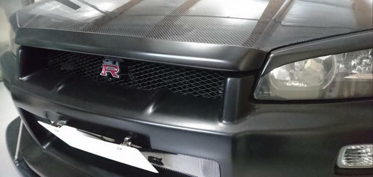 Nissan Skyline R34 (GTT only) ER37 ESB Style Front Hood Lip