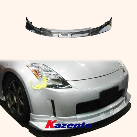 Nissan Z33 350Z C-West Front Lip Splitter 2003-06 (Early Model Only) Kazento Carbon Parts 车身侧板