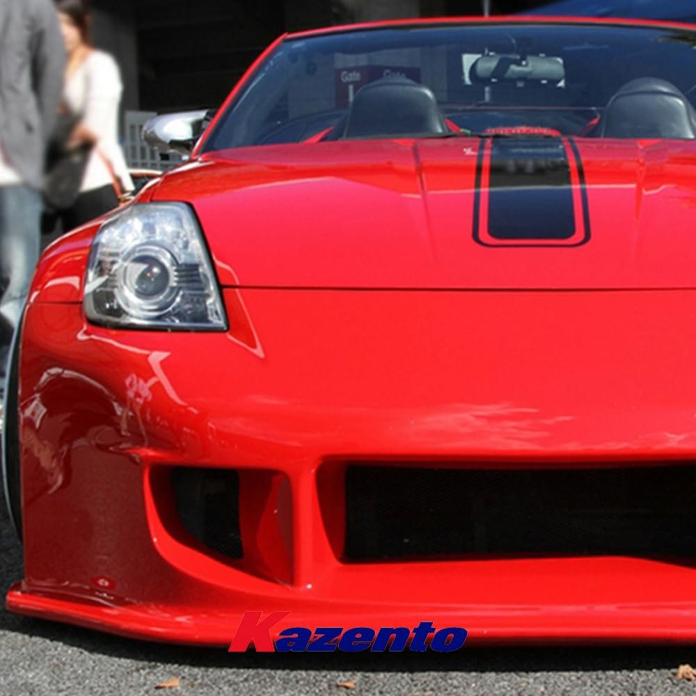 Nissan Z33 350Z DO Style Wide Body Front Bumper 2003-08 Kazento Carbon Parts 车身侧板 Fiber Glass (Unpaint) 350Z-FB-DO-FRP