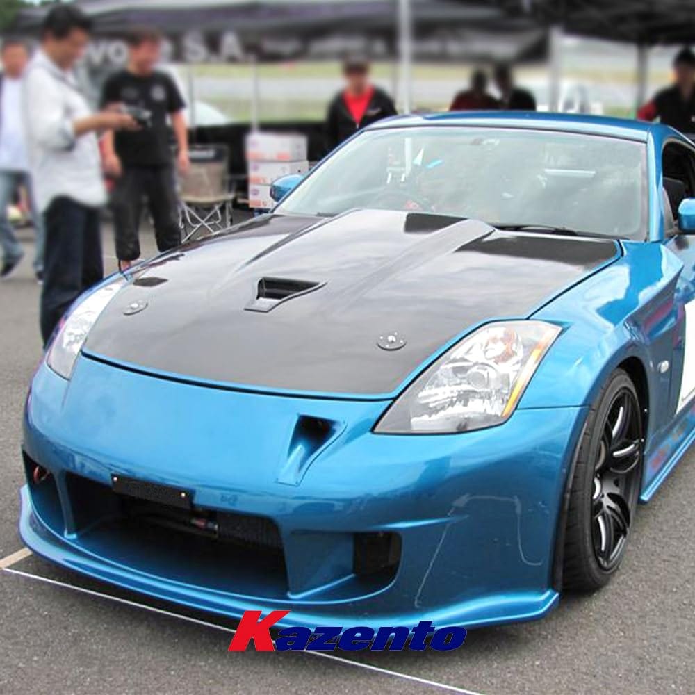Nissan Z33 350Z DO Style Wide Body Front Bumper 2003-08 Kazento Carbon Parts 车身侧板 Fiber Glass (Unpaint) 350Z-FB-DO-FRP