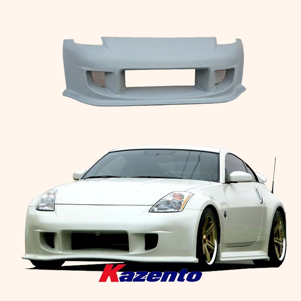 Nissan Z33 350Z DO Style Wide Body Front Bumper 2003-08 Kazento Carbon Parts 车身侧板 Fiber Glass (Unpaint) 350Z-FB-DO-FRP