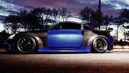 Nissan Z33 350Z DO Style Wide Body Front Fenders Pair Kazento Carbon Parts