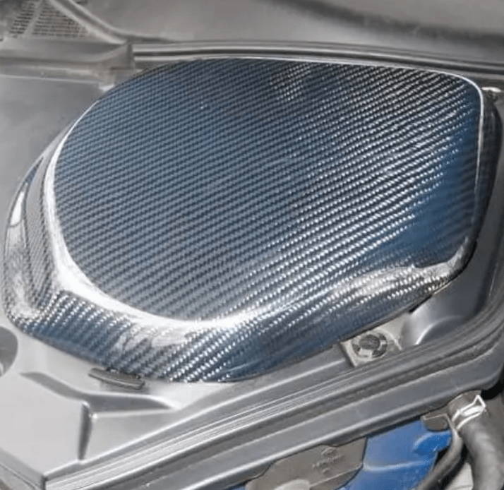 Nissan Z33 350Z Honeycomb Carbon Fluid & Battery Cover Panel Trim Kazento Carbon Parts Carbon Fiber 350Z-BATTERY-HCF