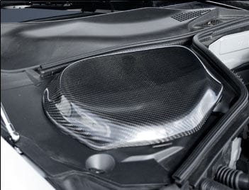 Nissan Z33 350Z Honeycomb Carbon Fluid & Battery Cover Panel Trim Kazento Carbon Parts Carbon Fiber 350Z-BATTERY-HCF