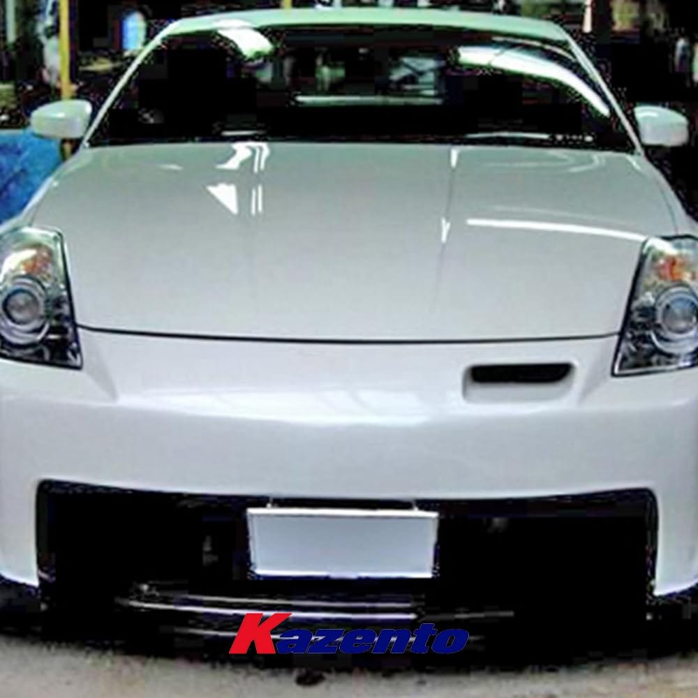 Nissan Z33 350Z ING Style Front Bumper Body Kits 2002-2008 Kazento Carbon Parts 车身侧板 Fiber Glass (Unpaint) 350Z-FB-ING-FRP