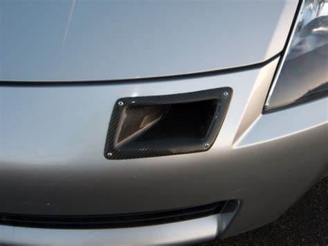 Nissan Z33 350Z NIS Style Front Bumper Ducts Kazento Carbon Parts 车身侧板