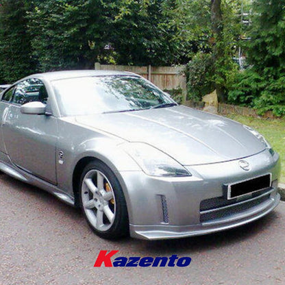 Nissan Z33 350Z NIS Version 1 Front Bumper 2002-2008 Kazento Carbon Parts 车身侧板 Fiber Glass (Unpaint) 350Z-FB-NISM1-FRP
