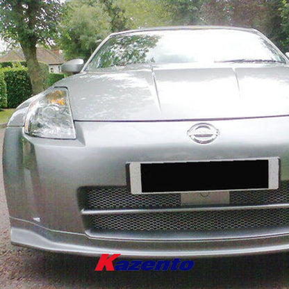 Nissan Z33 350Z NIS Version 1 Front Bumper 2002-2008 Kazento Carbon Parts 车身侧板 Fiber Glass (Unpaint) 350Z-FB-NISM1-FRP