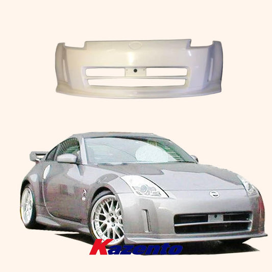 Nissan Z33 350Z NIS Version 1 Front Bumper 2002-2008 Kazento Carbon Parts 车身侧板 Fiber Glass (Unpaint) 350Z-FB-NISM1-FRP