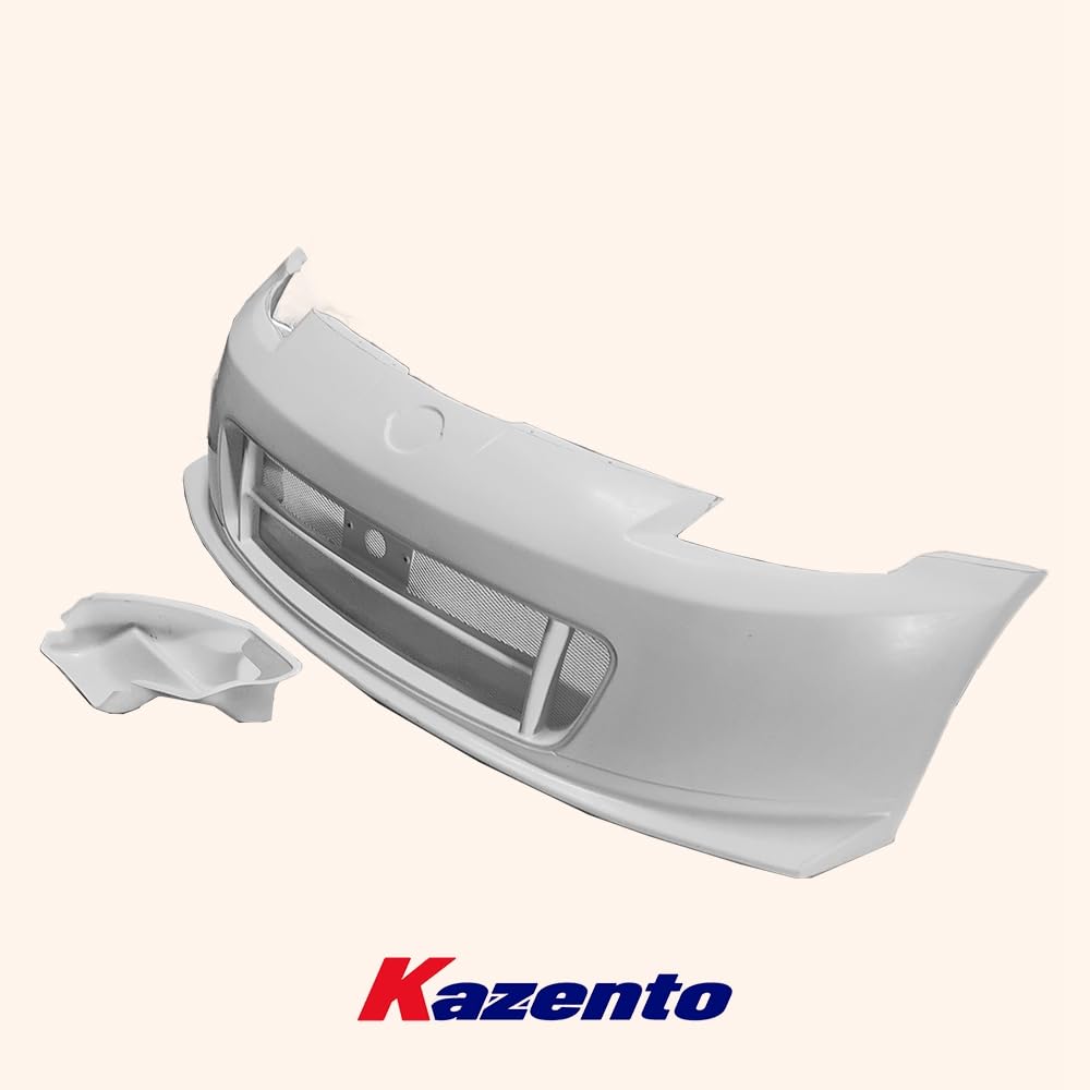 Nissan Z33 350Z NIS Version 2 Front Bumper With Air Duct 2002-2008 Kazento Carbon Parts 车身侧板 Fiber Glass (Unpaint) 350Z-FB-NISM2-FRP