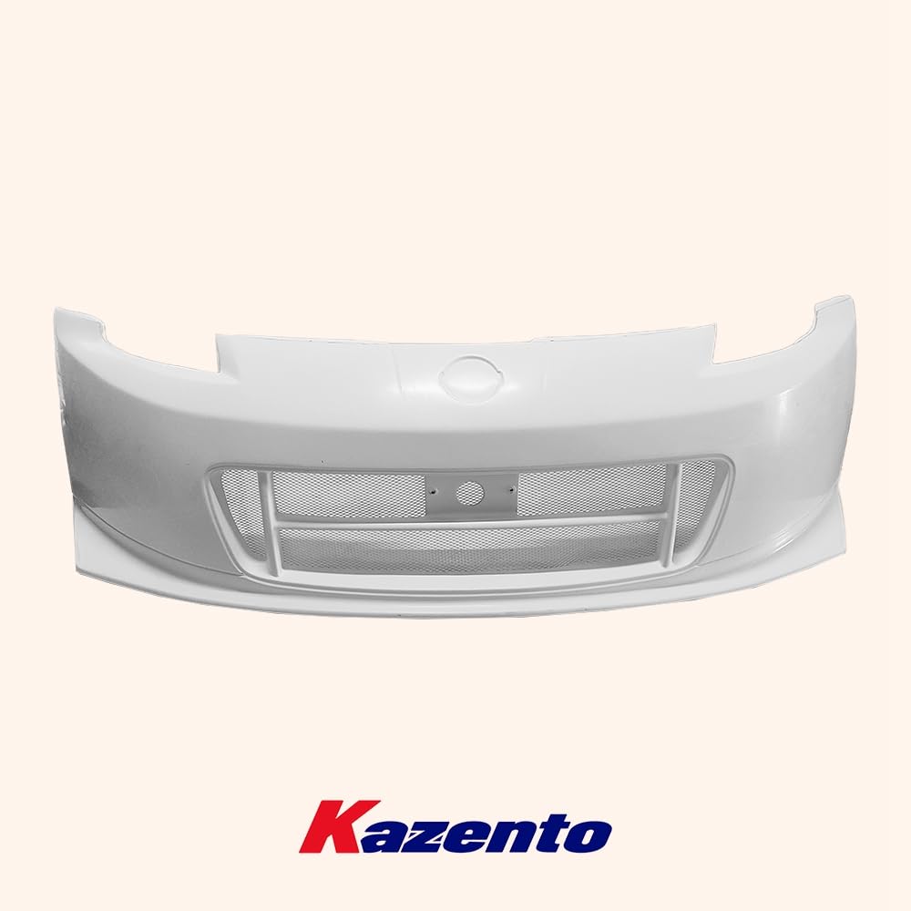 Nissan Z33 350Z NIS Version 2 Front Bumper With Air Duct 2002-2008 Kazento Carbon Parts 车身侧板 Fiber Glass (Unpaint) 350Z-FB-NISM2-FRP