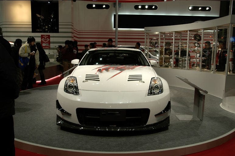 Nissan Z33 350Z NIS2 Style Front Bumper Canard Splitter 2003-08 Kazento Carbon Parts 车身侧板