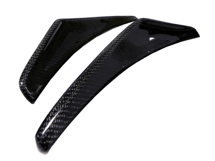 Nissan Z33 350Z NIS2 Style Front Bumper Canard Splitter 2003-08 Kazento Carbon Parts 车身侧板