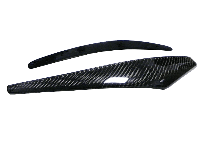 Nissan Z33 350Z NIS2 Style Front Bumper Canard Splitter 2003-08 Kazento Carbon Parts 车身侧板