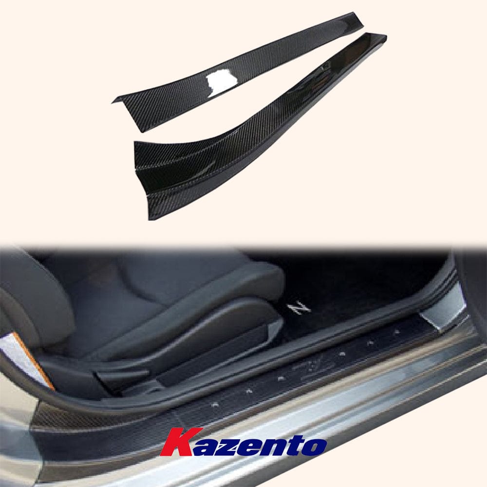 Nissan Z33 350Z Side Door Sill Plate Cover Trim Panel Kazento Carbon Parts 车身侧板 Carbon Fiber 350Z-DS-CF