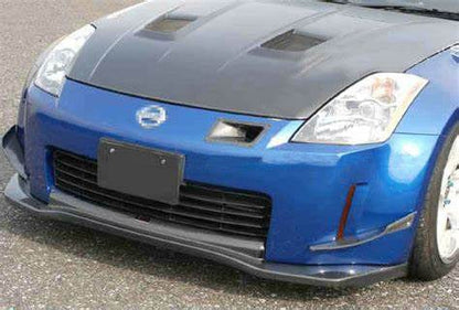 Nissan Z33 350Z VRS Type Front Bumper Canard 2003-08 Kazento Carbon Parts 车身侧板 Carbon Fiber (Double Side Carbon) 350Z-CANA-VRSA1-2CF