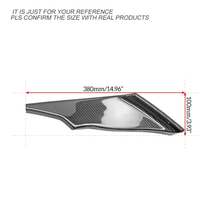 Nissan Z33 350Z VRS Type Front Bumper Canard 2003-08