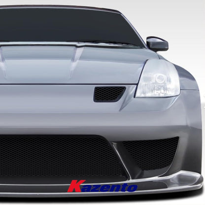 Nissan Z33 350Z VTX Style Front Bumper 2002-2008 Kazento Carbon Parts 车身侧板