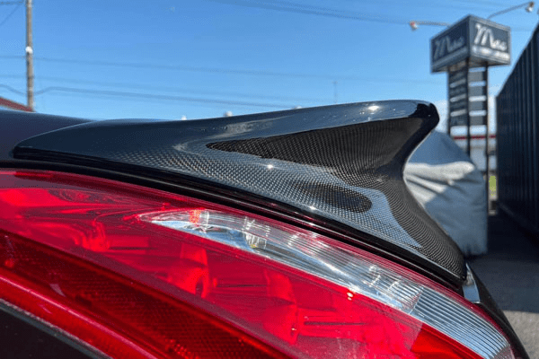 Nissan Z34 370Z Coupe 09-20 Carbon N Style Rear Trunk Ductail Spoiler Kazento Carbon Parts Carbon Fiber 370Z-RS-NIS-CF