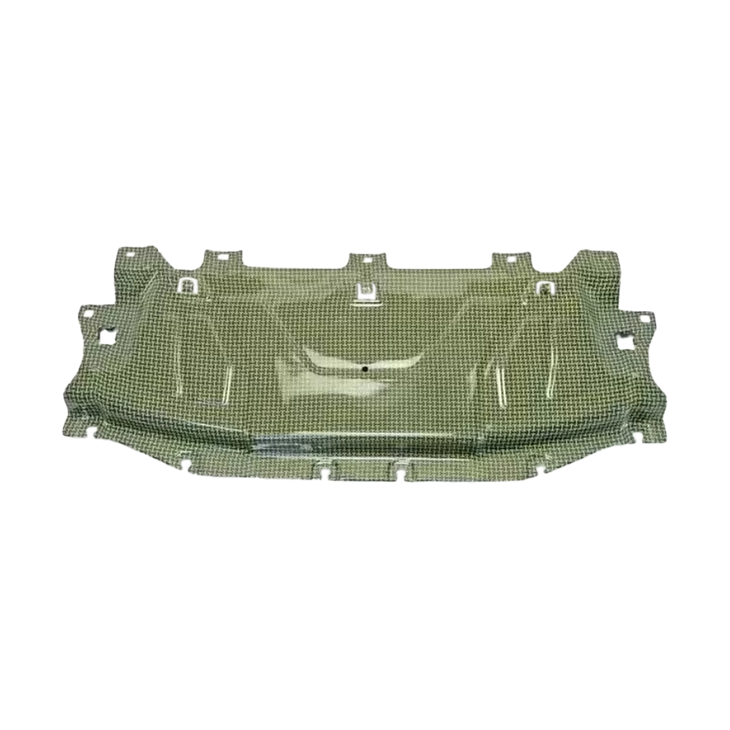 For Toyota GR Supra A90 OE Style Yellow Ke-vlar Radiator Plate Cooling Panel - Kazento Carbon Parts