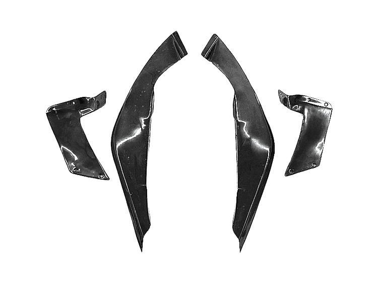 NISSAN S13 180SX ROCKET BUNNY STYLE FRONT BUMPER CANARDS 1989-1998
