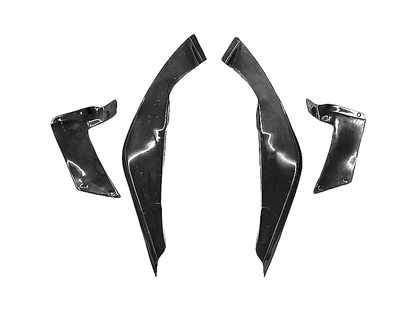 NISSAN S13 180SX ROCKET BUNNY STYLE FRONT BUMPER CANARDS 1989-1998