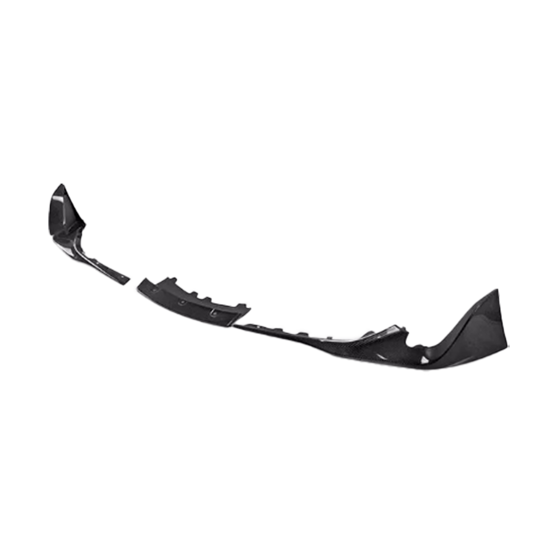 For Toyota 19+ Supra A90 T Type Carbon Fiber Front Bumper Lip Body Kit 3pcs - Kazento Carbon Parts