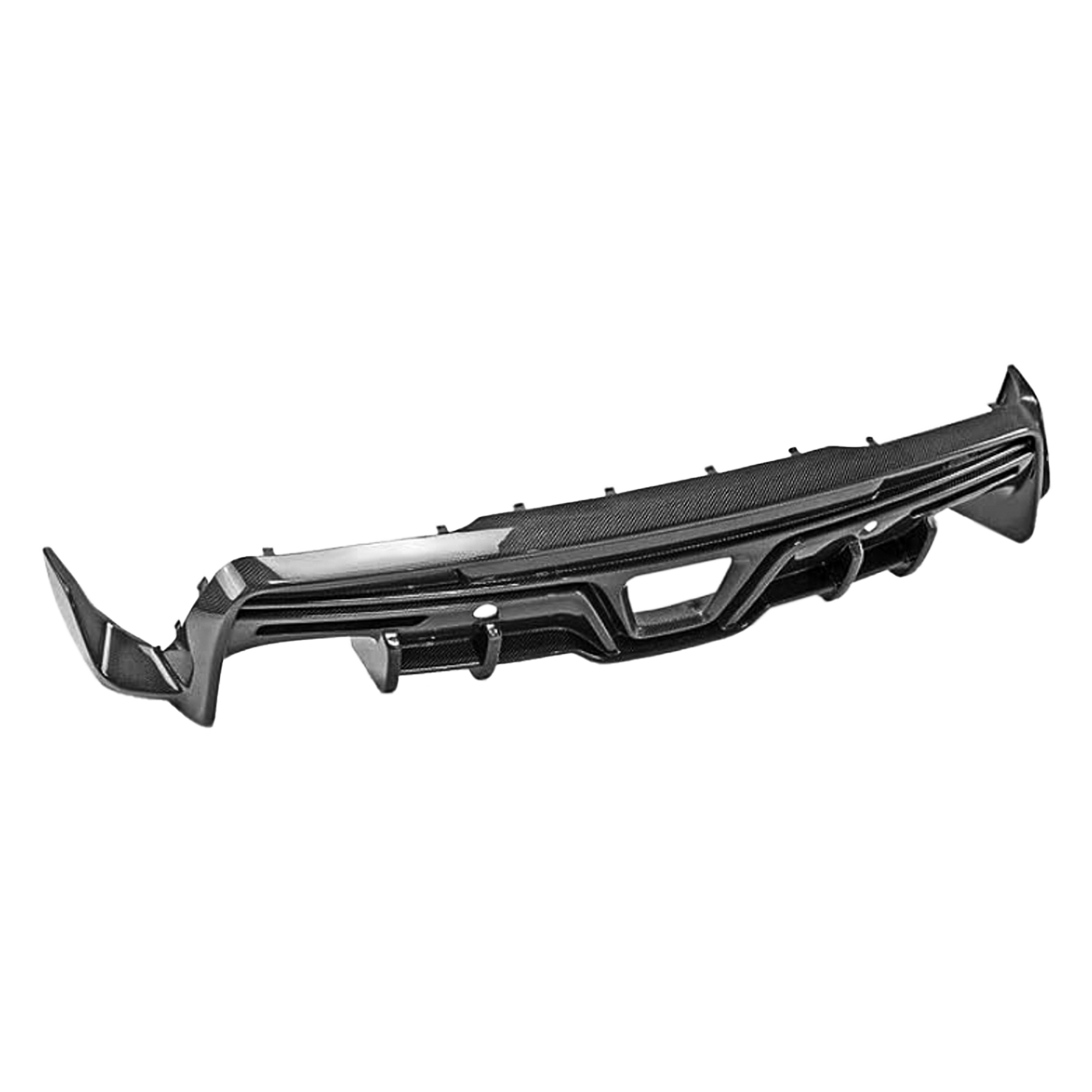 For Toyota 19+ Supra A90 TMS Type Carbon Fiber Body Kit Rear Under Diffuser Lip - Kazento Carbon Parts