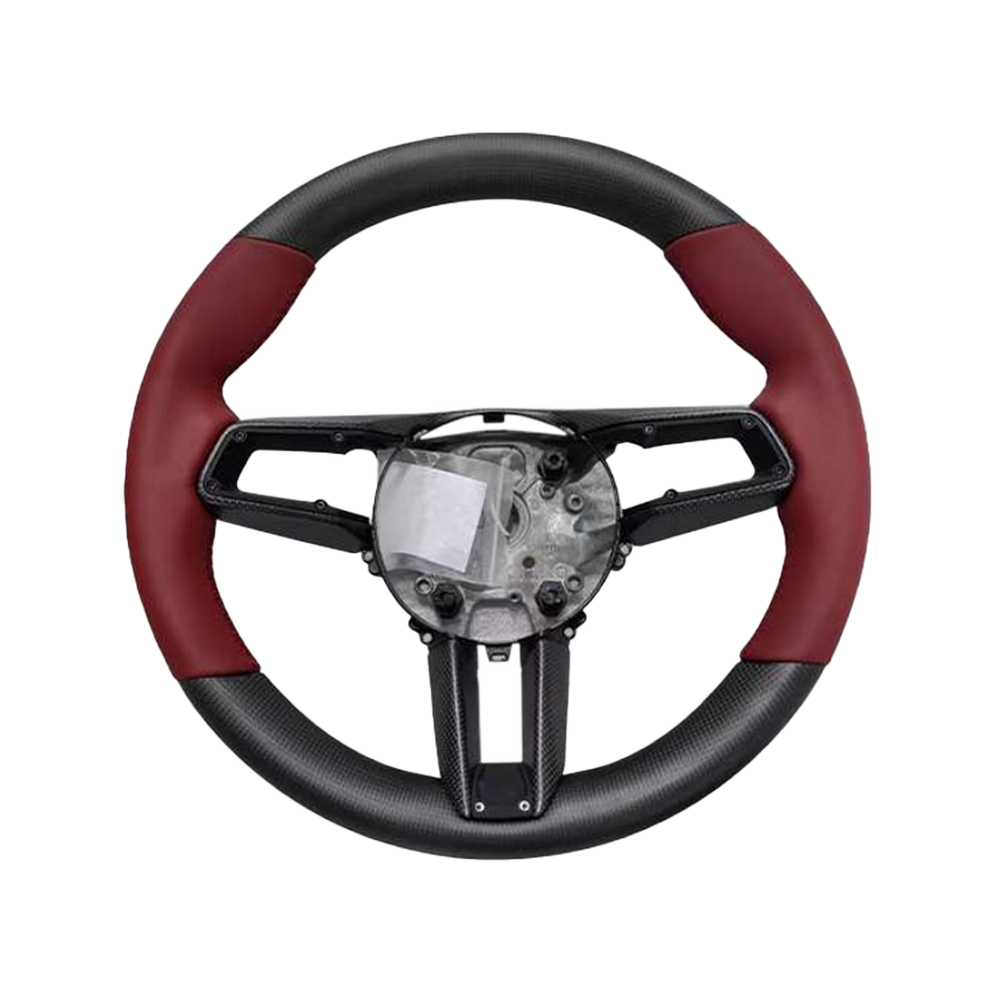 For Porsche 911 Cayenne 718 2020-23 Carbon D Style Steering Wheel Replacement - Kazento Carbon Parts