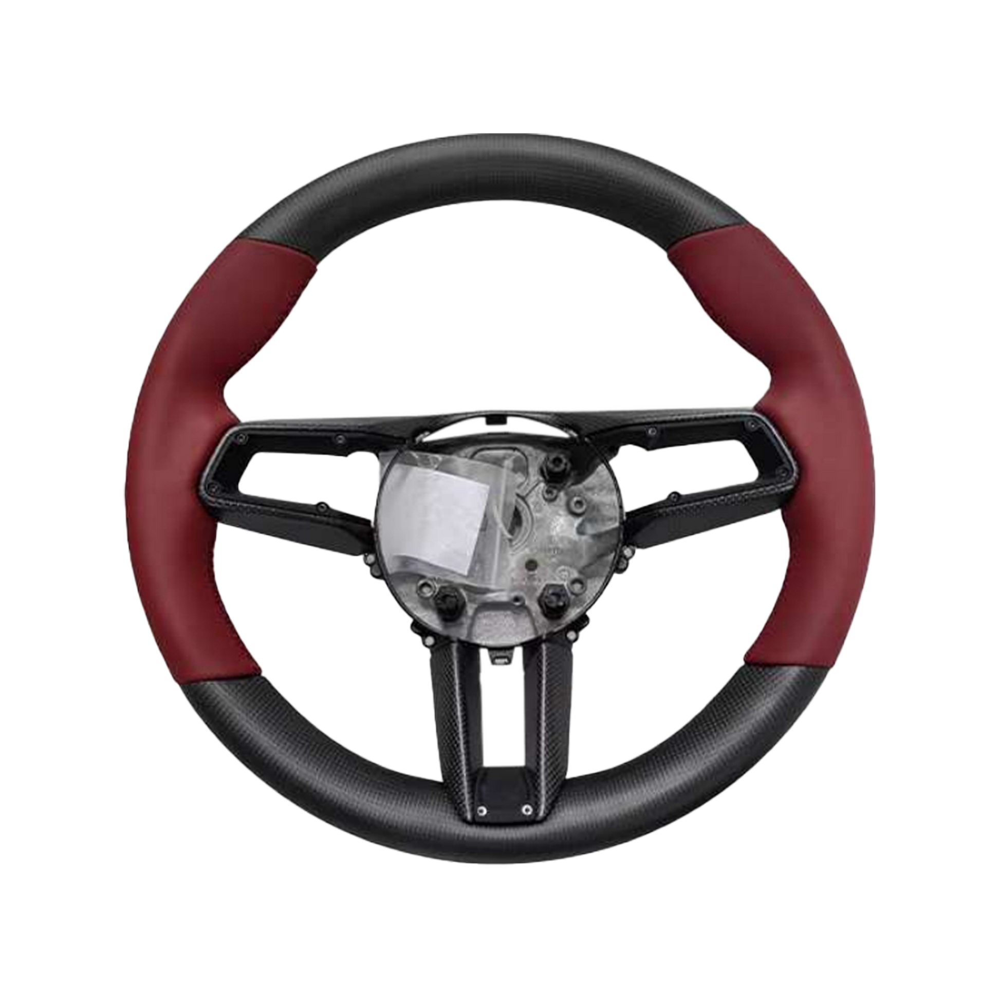 For Porsche 911 Cayenne 718 2020-23 Carbon D Style Steering Wheel Replacement - Kazento Carbon Parts