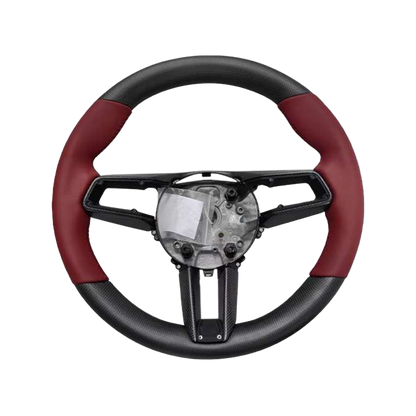 For Porsche 911 Cayenne 718 2020-23 Carbon D Style Steering Wheel Replacement - Kazento Carbon Parts