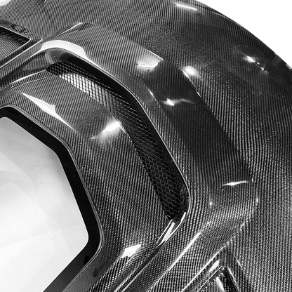 Infiniti G25/G35/G37/Q40 Coupe Clear Glass Front Vented Hood Bonnet 2008-2013