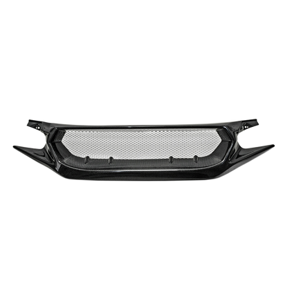 Honda 17 onwards Civic Type R FK8 JS Carbon Front Grille (FC1/FK7 need cut)