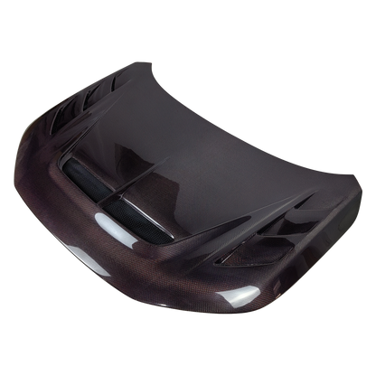 Honda Civic FL5 Type R Red Carbon Fiber Vented Cooling Hood Bonnet